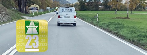 Vignette autoroute Suisse 2023